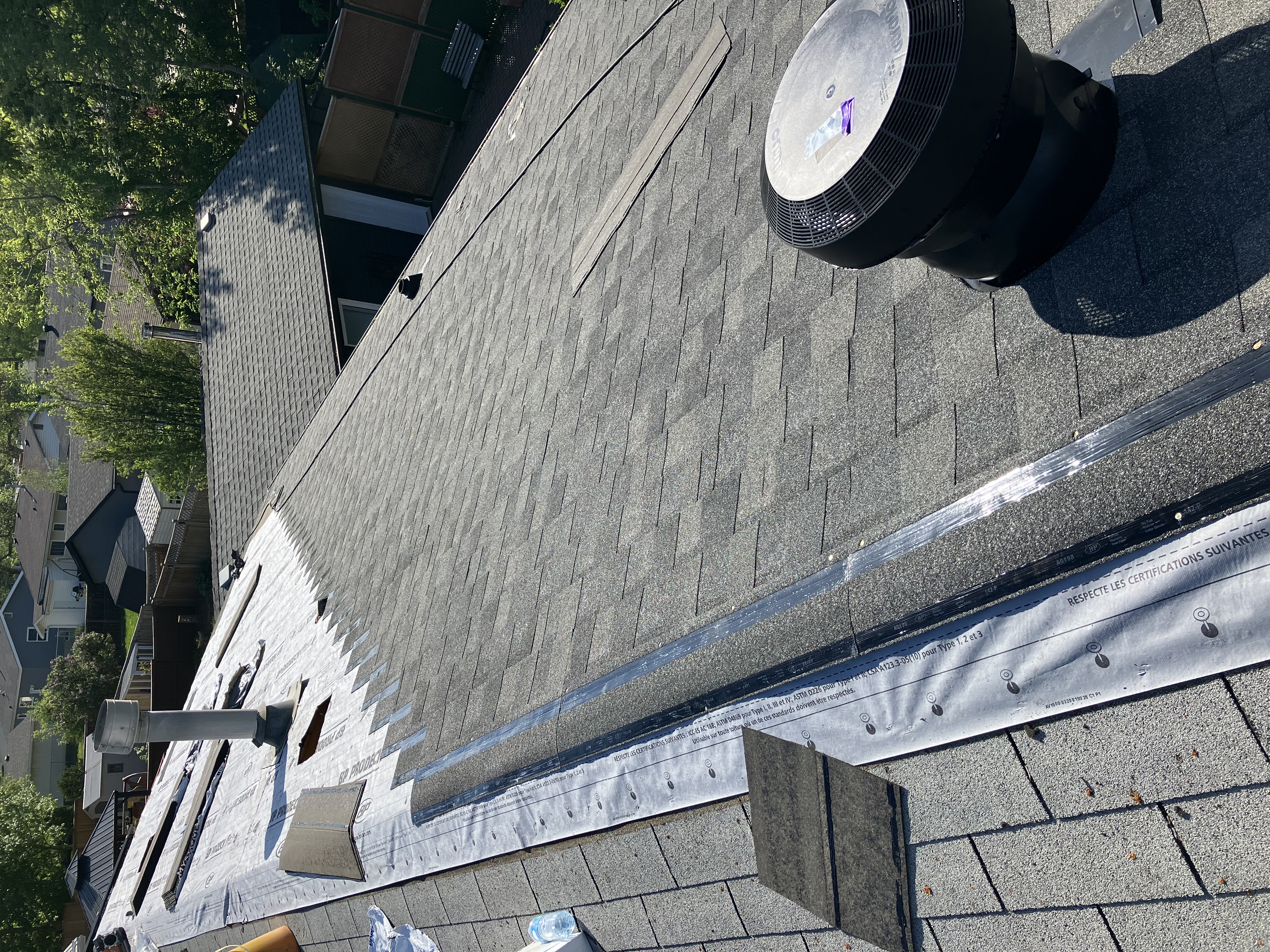 Attic ventilation and insulation project